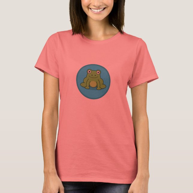 Frog Shirt Baby, adult, and kid (Front)