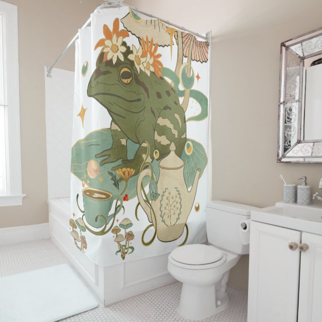 Frog Shower Curtain (In Situ)