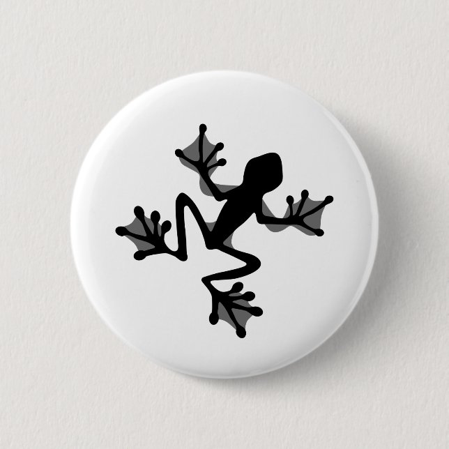 Frog Silhouette Button (Front)