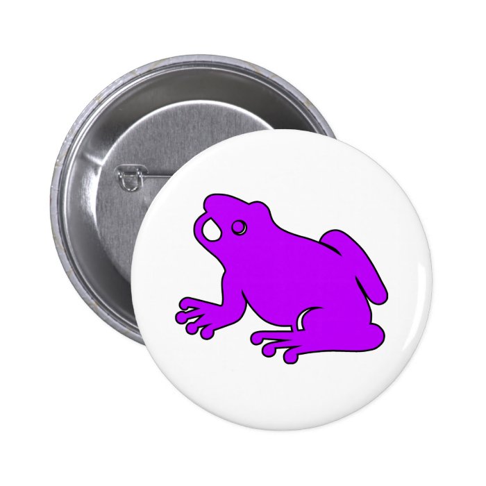 Frog Silhouette Froggy Jump Amphibians Hop Buttons