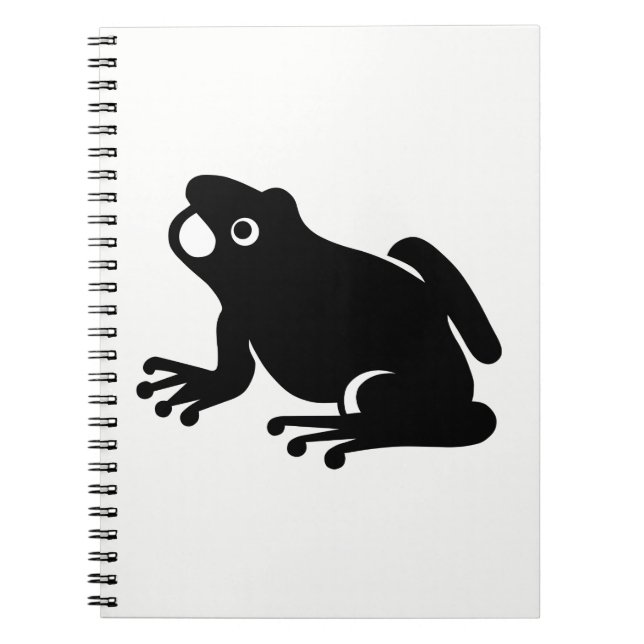 Frog Silhouette Notebook (Front)