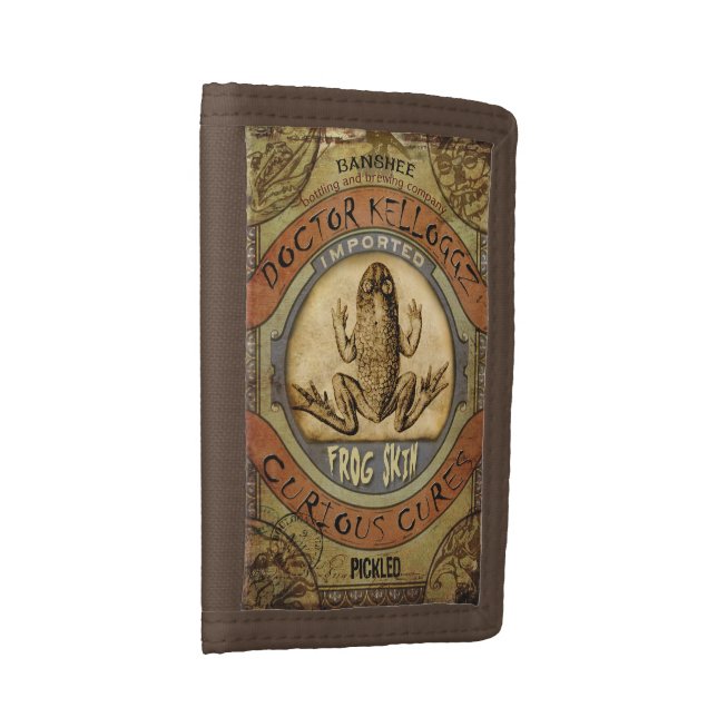 Frog Skin Trifold Wallet (Side)