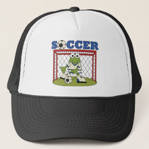 Frog Soccer Goalie Tshirts and Gifts Trucker Hat