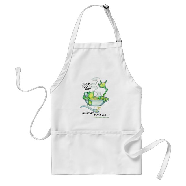 Frog Soup Adult Apron (Front)