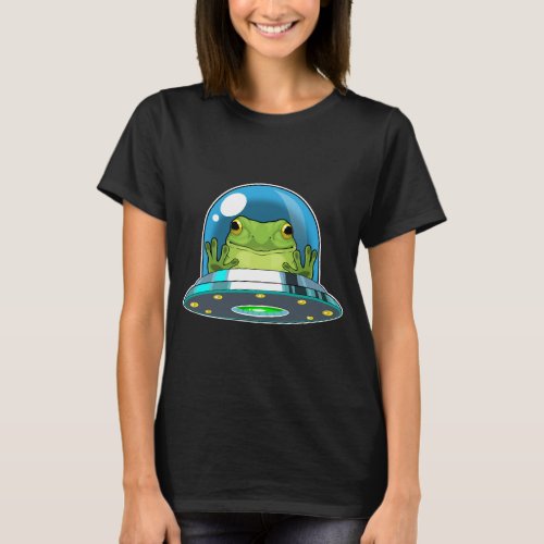 Frog Spaceship Space T_Shirt