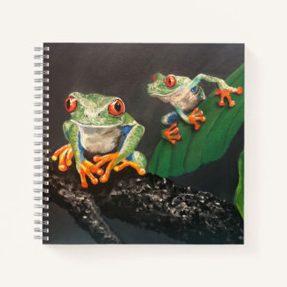 Frog Spiral Notebook