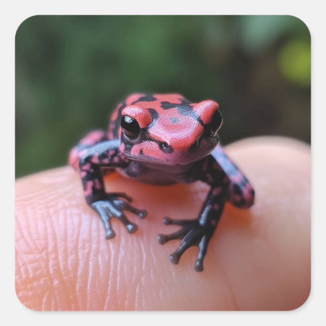 Frog Square Sticker (Front)