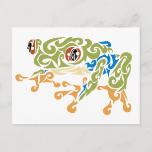 Frog Squirels Postcard