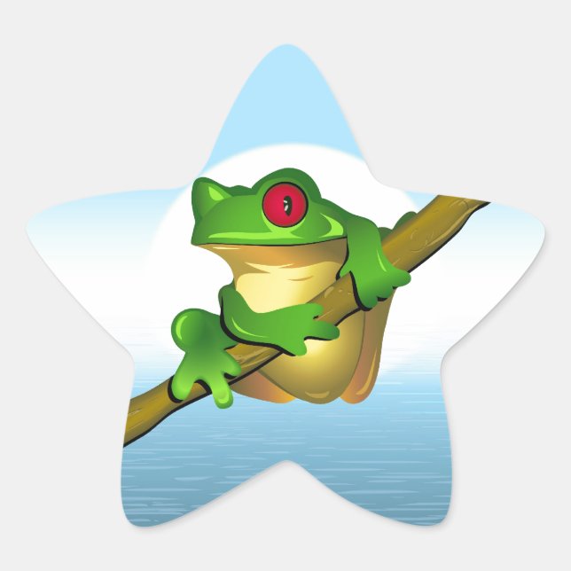 Frog Star Sticker (Front)