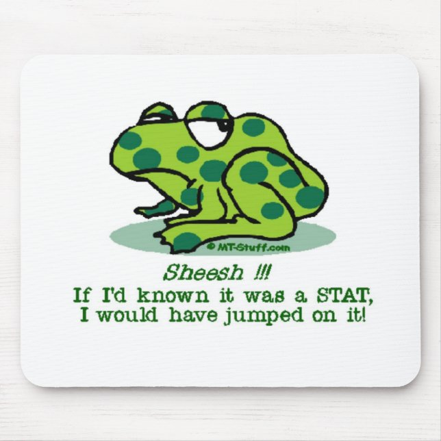 Frog STAT Mouse Pad (Front)