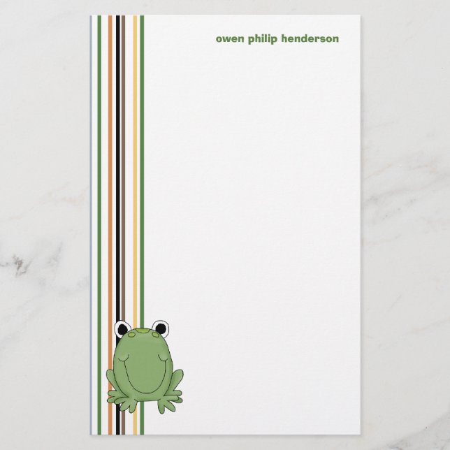 Frog • Stationery (Front)