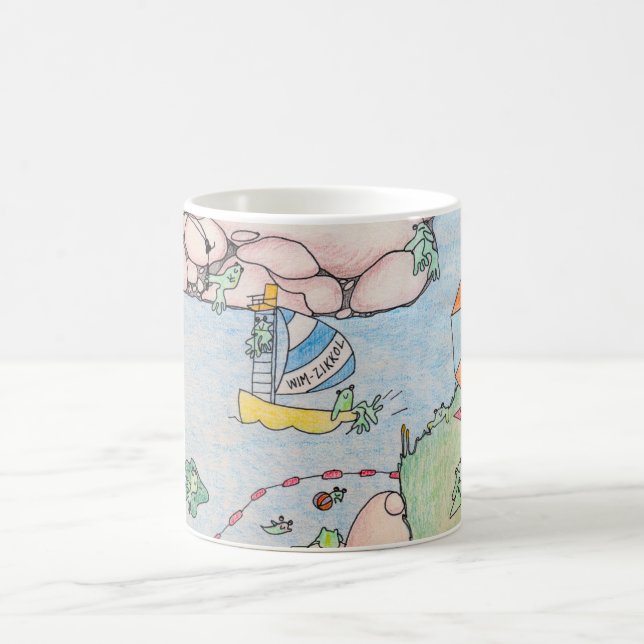 Frog Summer Coffee Mug (Center)