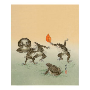 Frog Sumo - Ohara Koson Poster