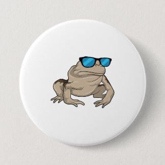 Frog Sunglasses Button