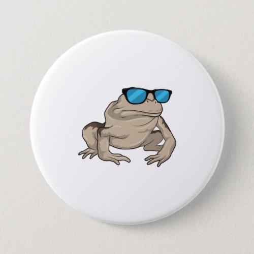 Frog Sunglasses Button