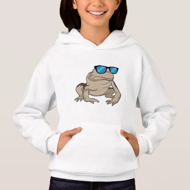 Frog Sunglasses Hoodie (Front)