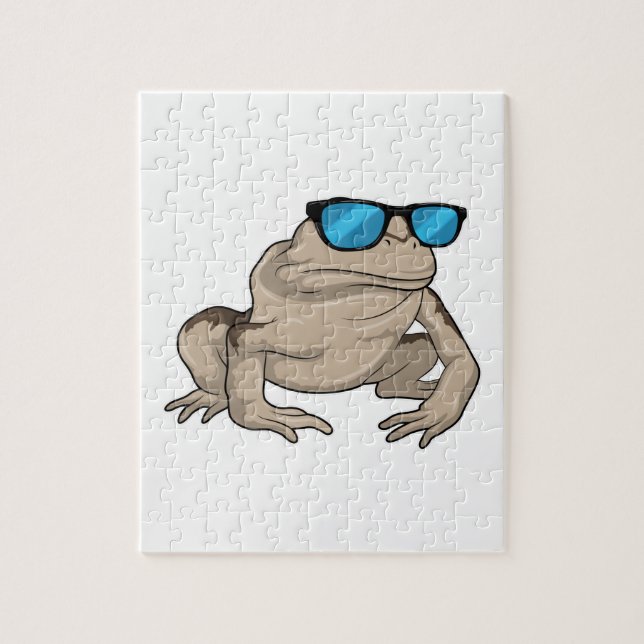 Frog Sunglasses Jigsaw Puzzle (Vertical)