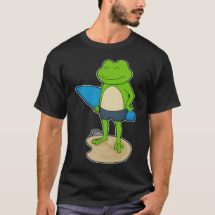 Frog Surfer Surfboard T-Shirt