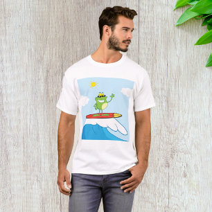 Frog Surfing On A Wave T-Shirt