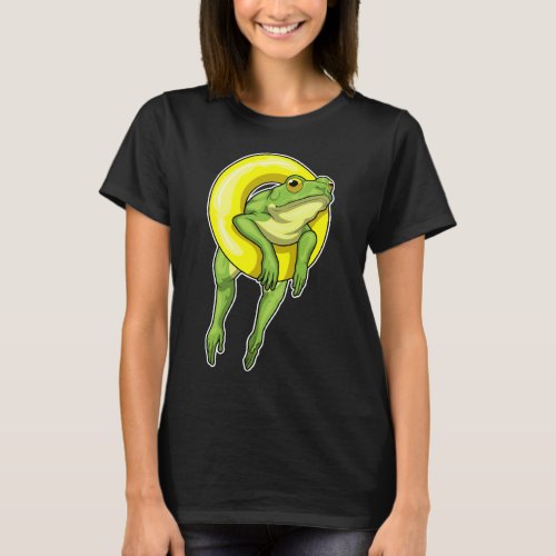 Frog Swimming Lifebuoy T_Shirt