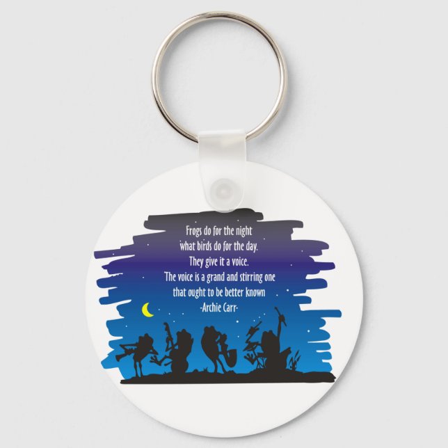 Frog symphony keychain (Front)