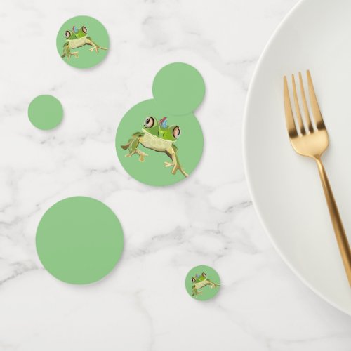 Frog Table Confetti