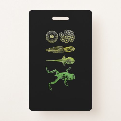 Frog Tadpole  Metamorphosis Life Cycle Biology Badge