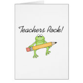 Frog Teachers Rock Tshirts and Gfits (Front)