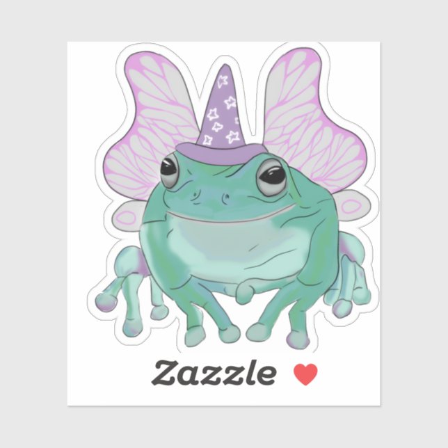 Frog tee sticker (Sheet)