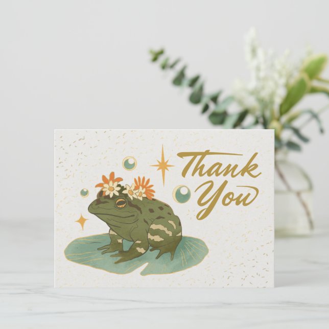 Frog Thank You Note (Standing Front)