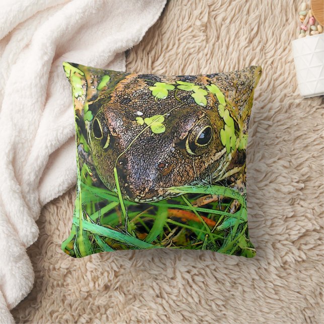 FROG THROW PILLOW (Blanket)