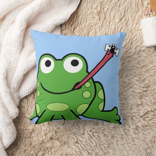 Frog Throw Pillow (Blanket)