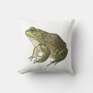 Frog Throw Pillow