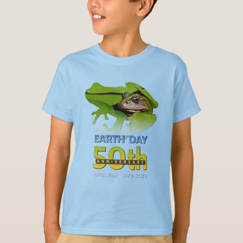 Frog Toad Earth Day 50th Anniversary Gift T_Shirt