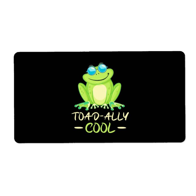 Frog Toadally Cool Label (Front)