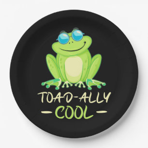 Frog Toadally Cool Paper Plates