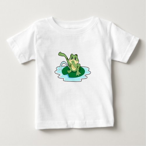 Frog Toilet Baby T_Shirt