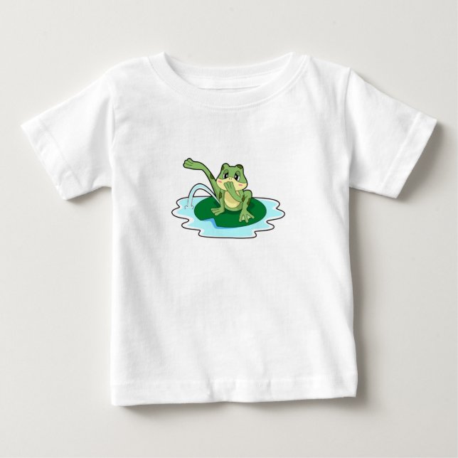 Frog Toilet Baby T-Shirt (Front)