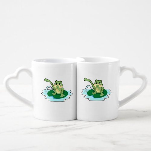 Frog Toilet Coffee Mug Set