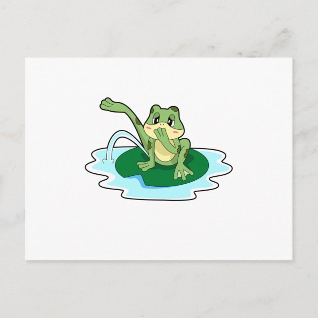 Frog Toilet Postcard (Front)