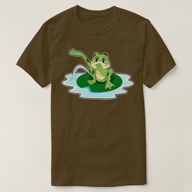 Frog Toilet T-Shirt (Design Front)