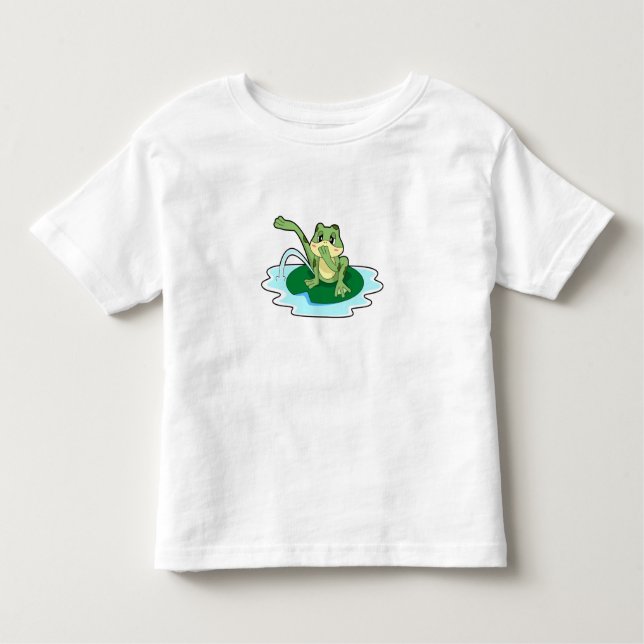 Frog Toilet Toddler T-shirt (Front)