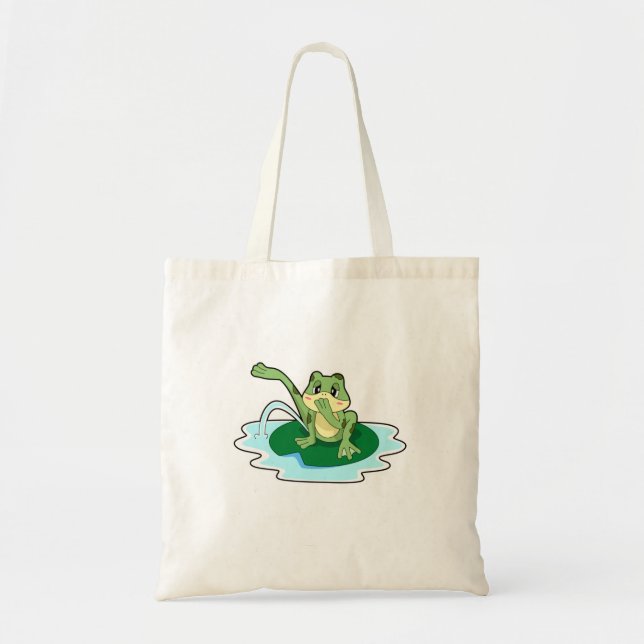 Frog Toilet Tote Bag (Front)