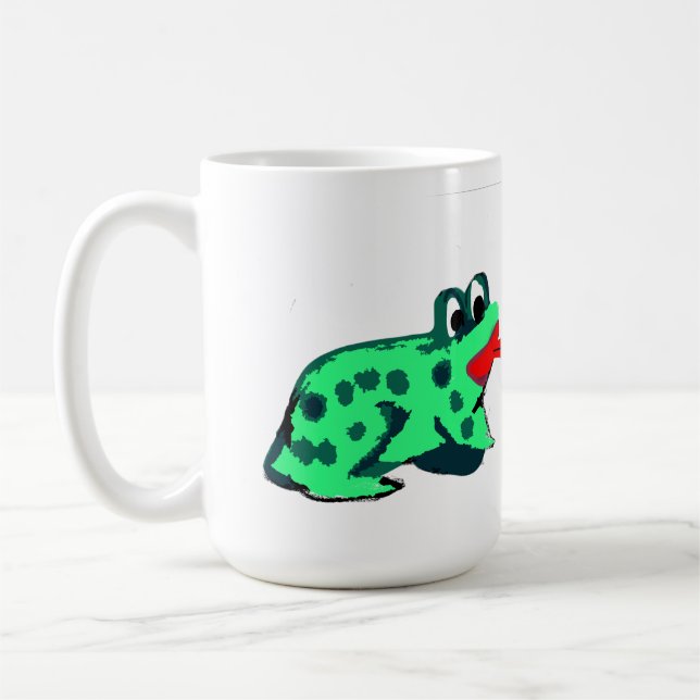 Frog Tongue Coffee Mug (Left)