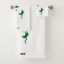 Frog Towel Set by Zone_413