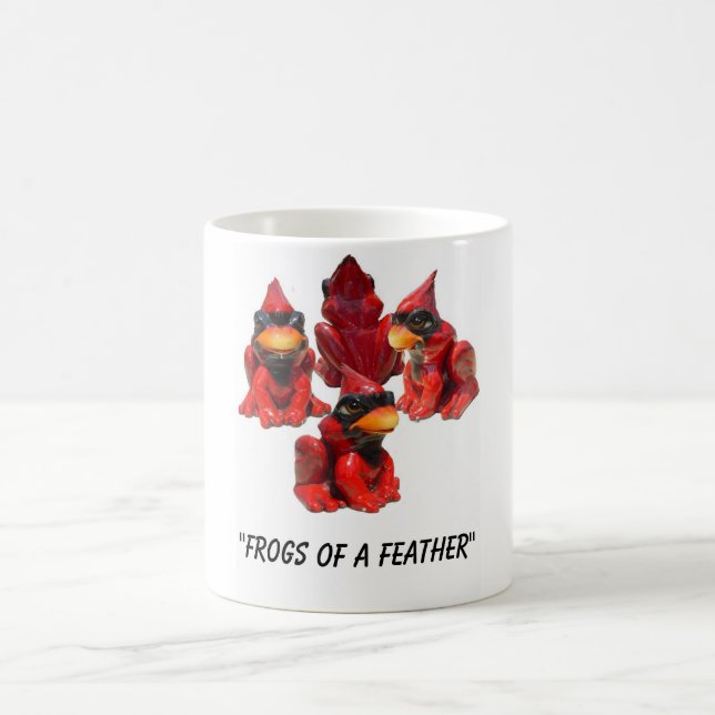 Frog View ...., "Frogs of a Feather" Coffee Mug (Center)