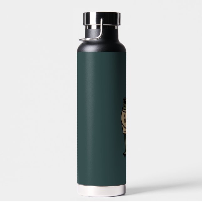 Frog Violinist Music Pin Water Bottle (Right)