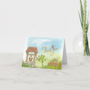 Frog Watercolor Cute Thank You Card