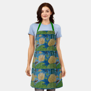 Frog & Waterlilies Apron