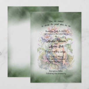 Frog Wedding Invitation
